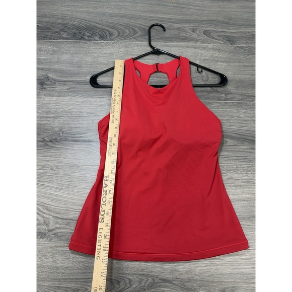 Athleta Marina Women's Tankini Swim Top Red 34 B/C - Picture 2 of 8